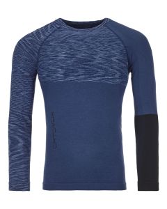 Ortovox 230 Competition Longsleeve Top Baselayer Mens - Night Blue Blend - S