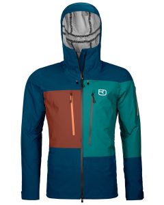 NEW without tags: Ortovox 3L Deep Shell Jacket - Petrol Blue