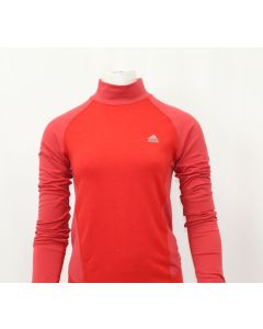 Pre-owned Adidas Baselayer Top - Red - M
