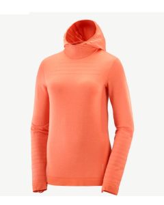 Pre-Owned Salomon Hooded Baselayer -Neon Pink - S